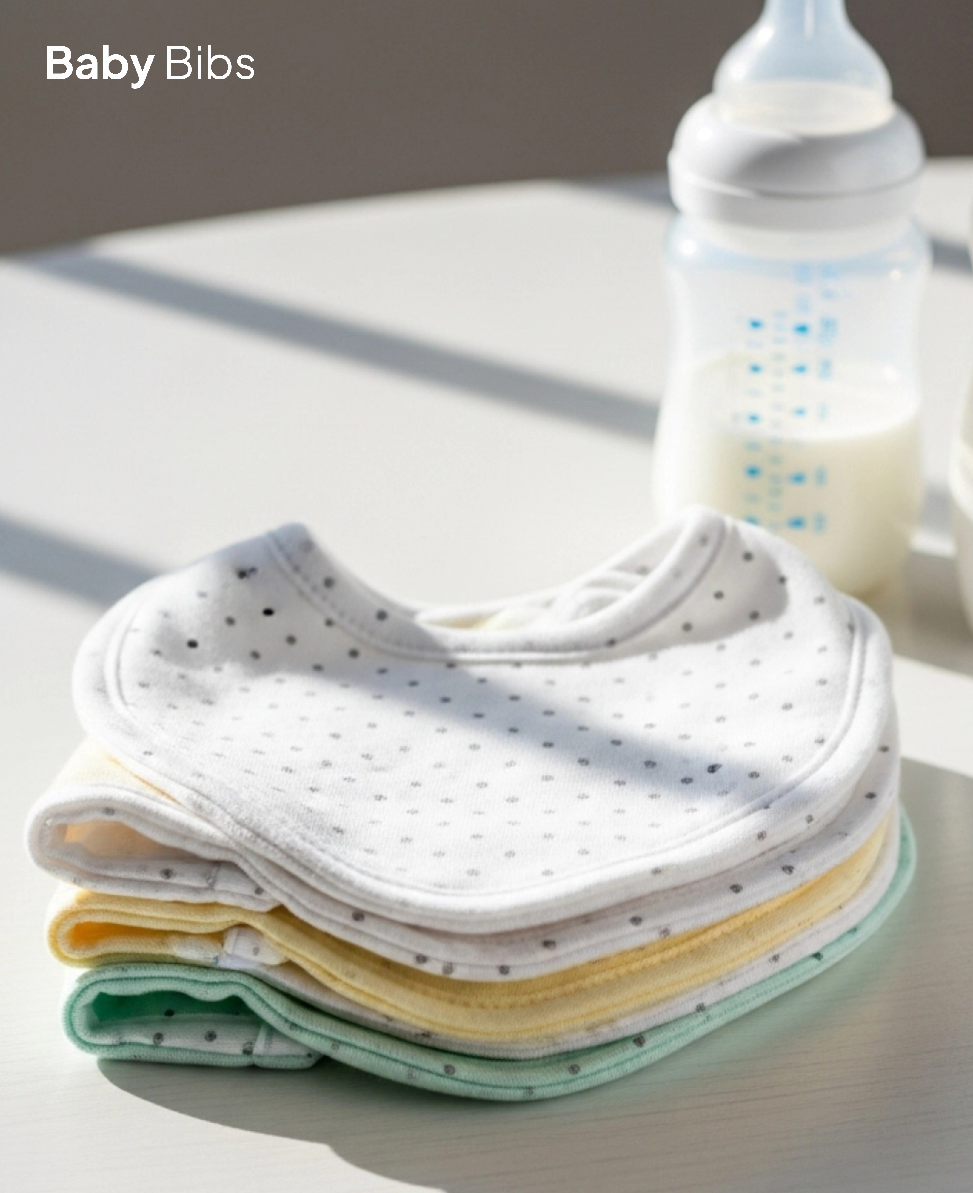 Colorful rolled kids towels in basket